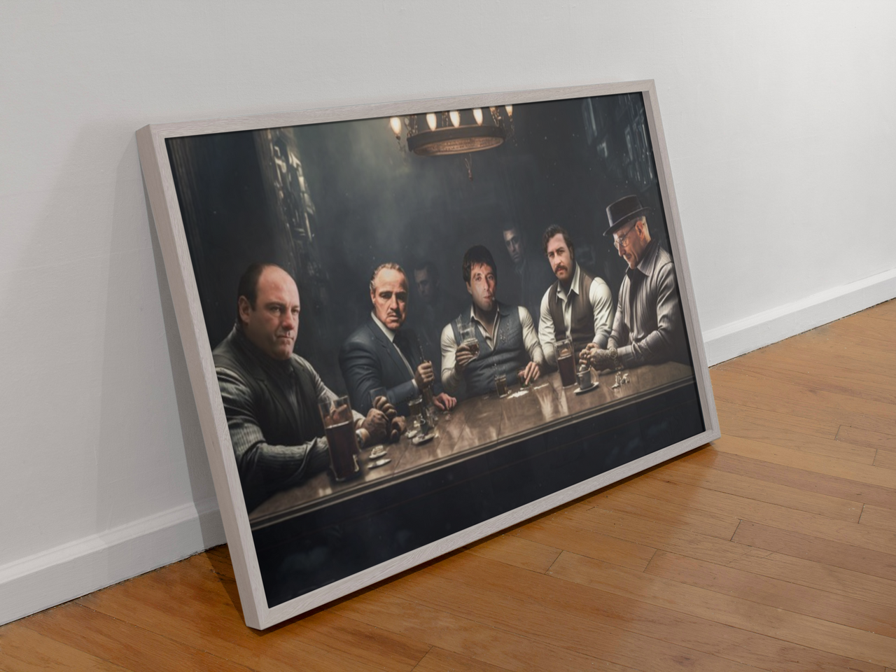 Gangster Meeting (Framed Poster)