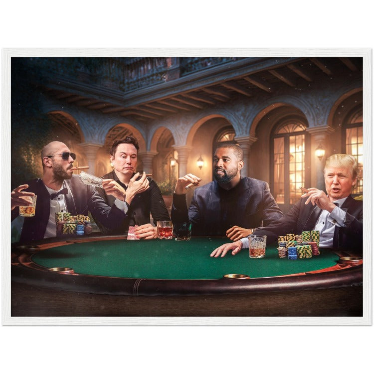 (Wooden Frame) 4 G's Gambling