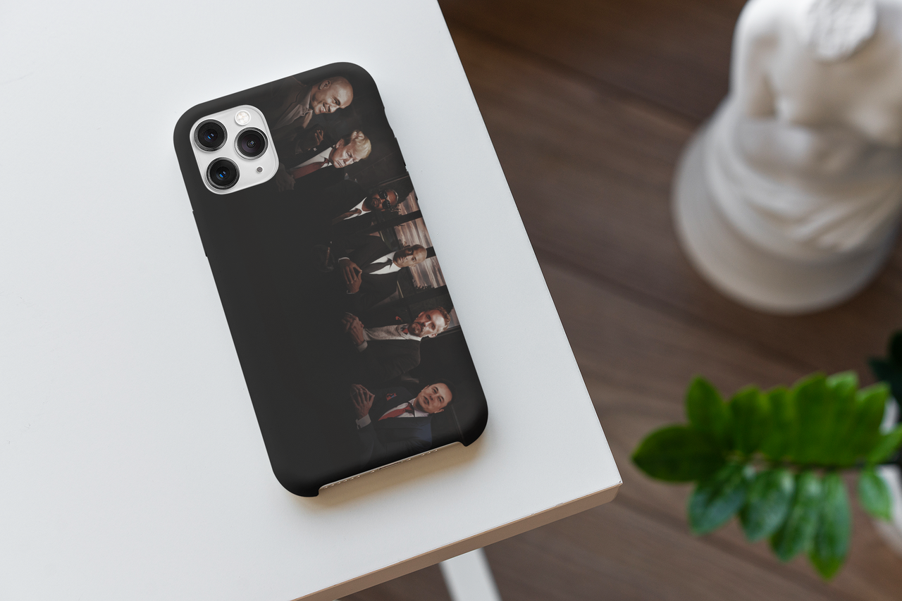 Phone Case Besprechungstisch