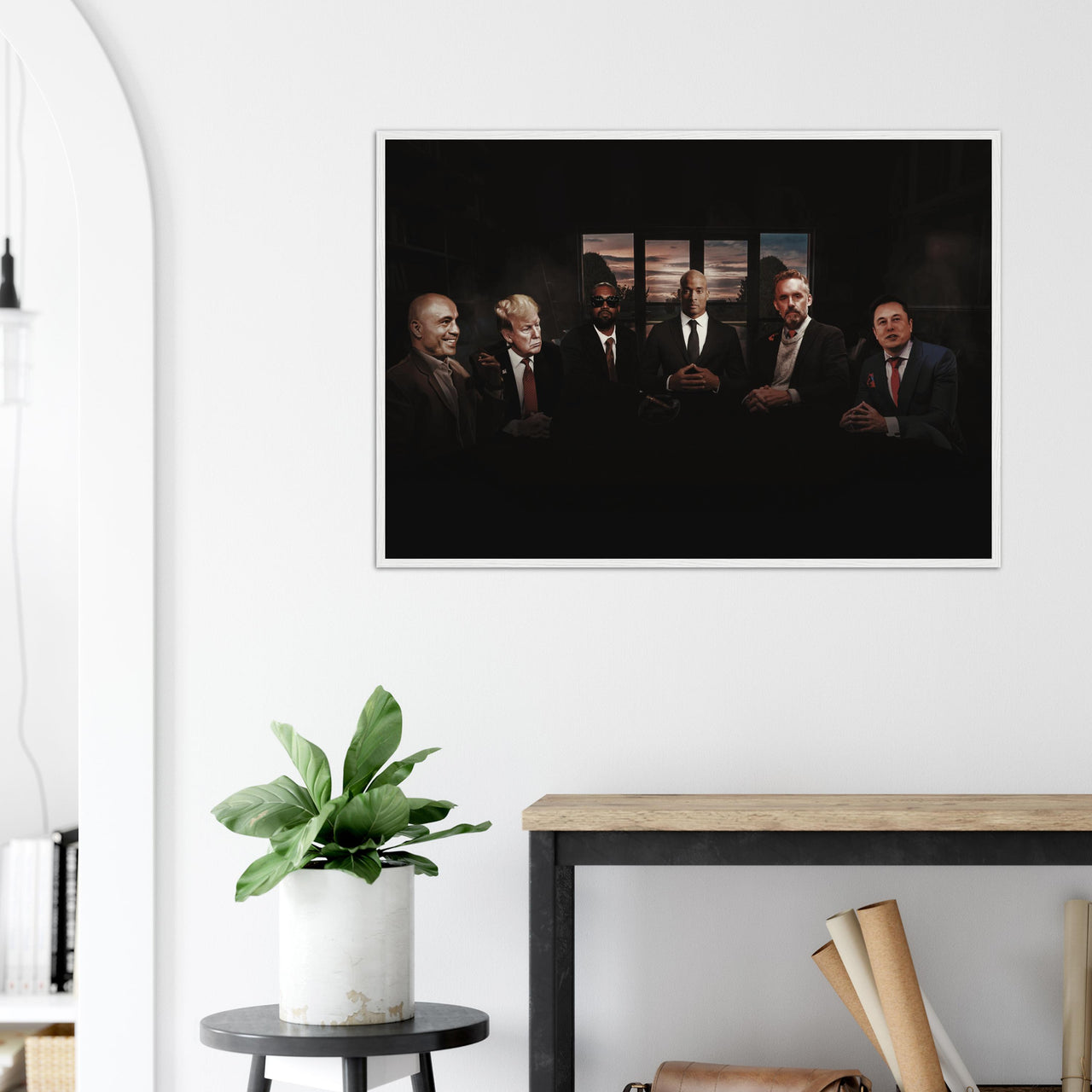 Meeting Table (Framed Poster)