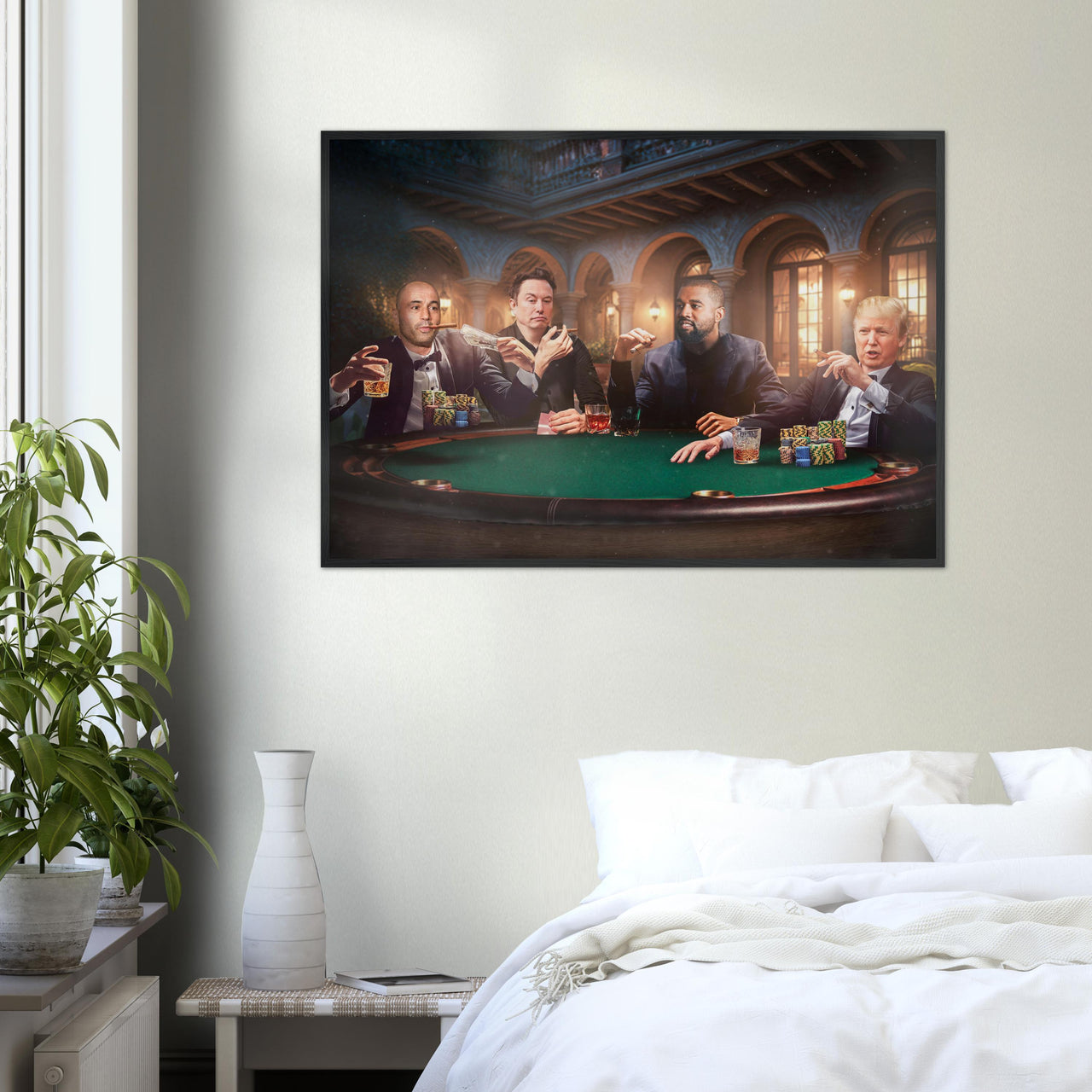 Gambling Table (Framed Poster)