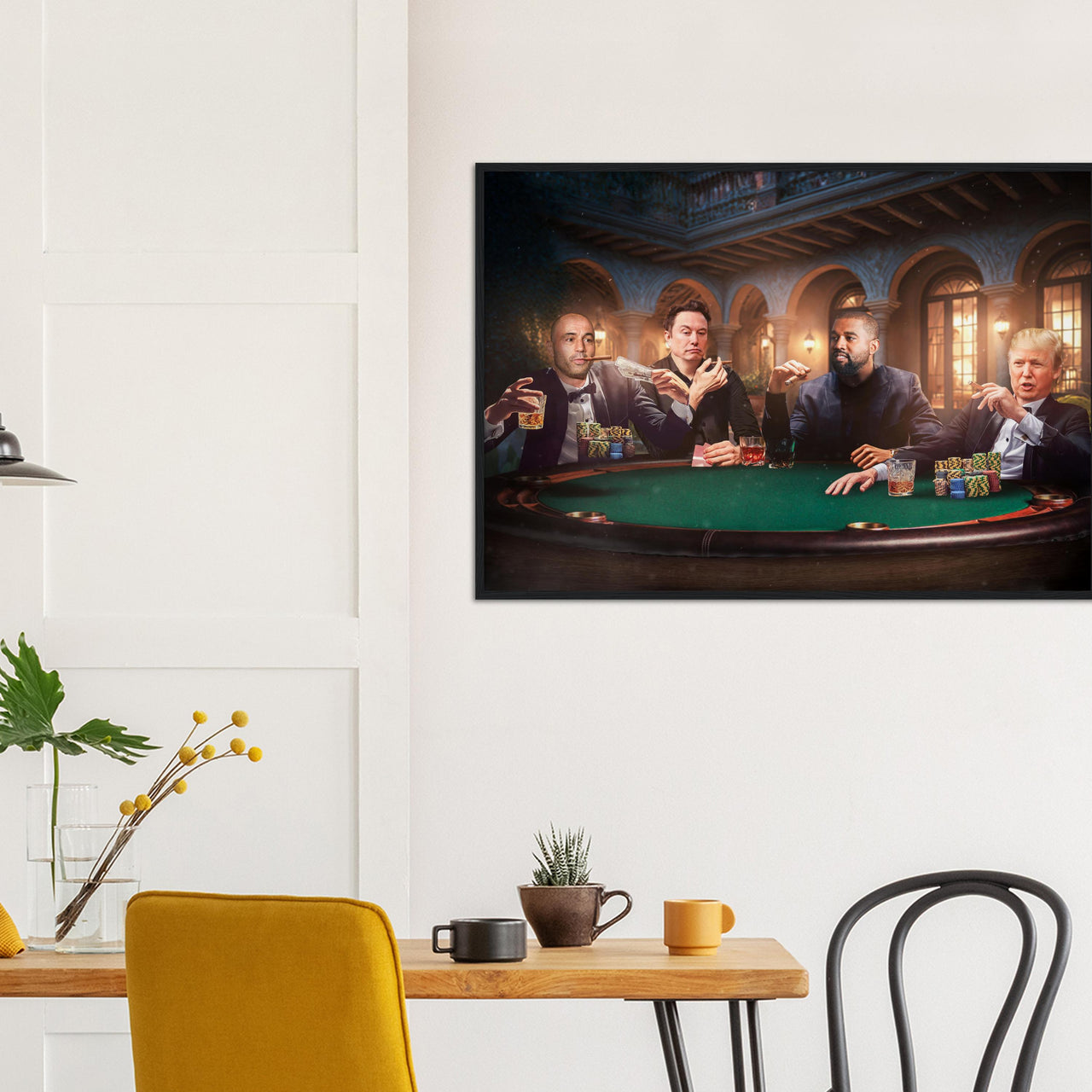 Gambling Table (Framed Poster)